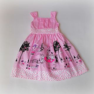 Розова рокля TEA ROOM WPF1074