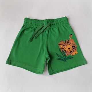 Зелени къси панталонки с лъвче  DHM1278