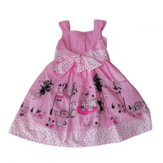 Розова рокля TEA ROOM WPF1074
