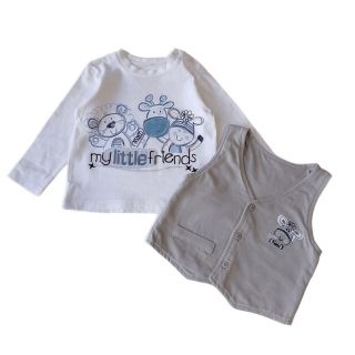 Комплект от блузка и елече FM261 Комплект от блузка и елече FM261