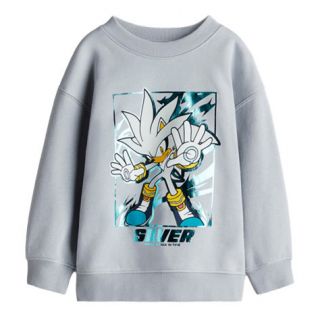 Сива блуза със Соник   DHM1361