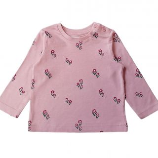 Розова блузка с цветчета GMAT1277-1 Розова блузка с цветчета GMAT1277-1