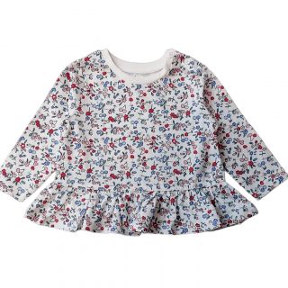 Бяла блузка с черешки и цветя GMAT1278-2 Бяла блузка с черешки и цветя GMAT1278-2