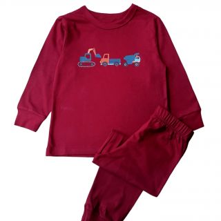 Пижама в бордо с камиони DMAT1276-2 Пижама в бордо с камиони DMAT1276-2