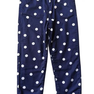 Тъмносин панталон на точки с подплата GHM1123 Тъмносин панталон на точки с подплата GHM1123