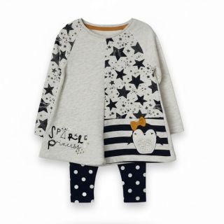 Комплект с пингвинче и звездички GE113 Комплект с пингвинче и звездички GE113