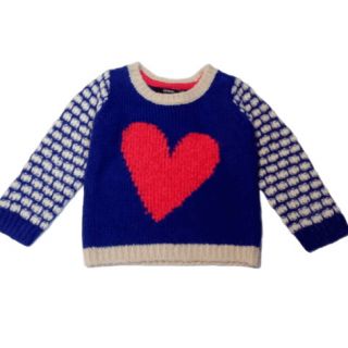 Лилав пуловер със сърце WGF2300 Лилав пуловер със сърце WGF2300