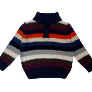 Пуловер на цветни ивици WWM950 Пуловер на цветни ивици WWM950