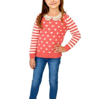 Пуловер с плетена якичка WGF1875 Пуловер с плетена якичка WGF1875