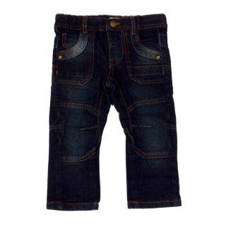 Дънки в цвят индиго WTM2427 Дънки в цвят индиго WTM2427