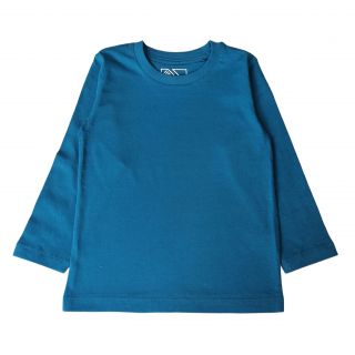 Блуза в цвят тъмен тюркоаз DMAT1297-3