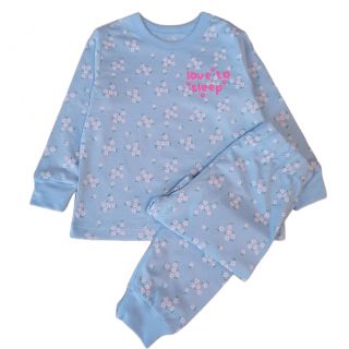 Синя пижама с цветчета  GMAT1291-2